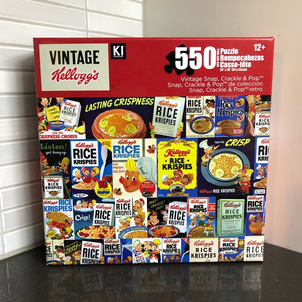 Rice Crispies 550 piece vintage-look puzzle